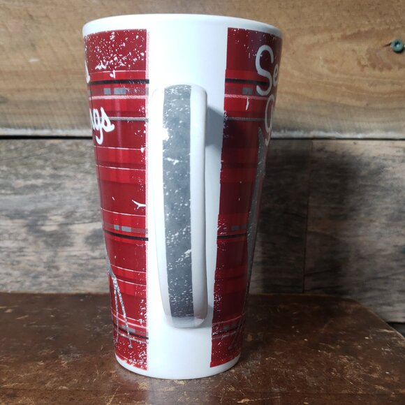 Season's Greetings Latte Mug - Sentimental Holiday by Jay - Picture 2 of 6